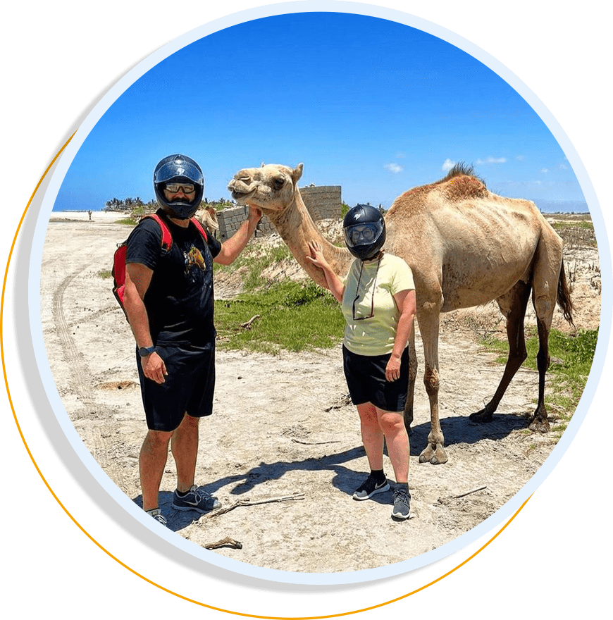 People with camel | Salalah Adventure Tours